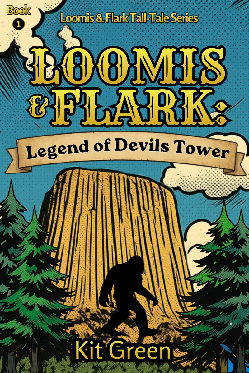 Book cover: Loomis & Flark: Legend of Devils Tower by Kit Green