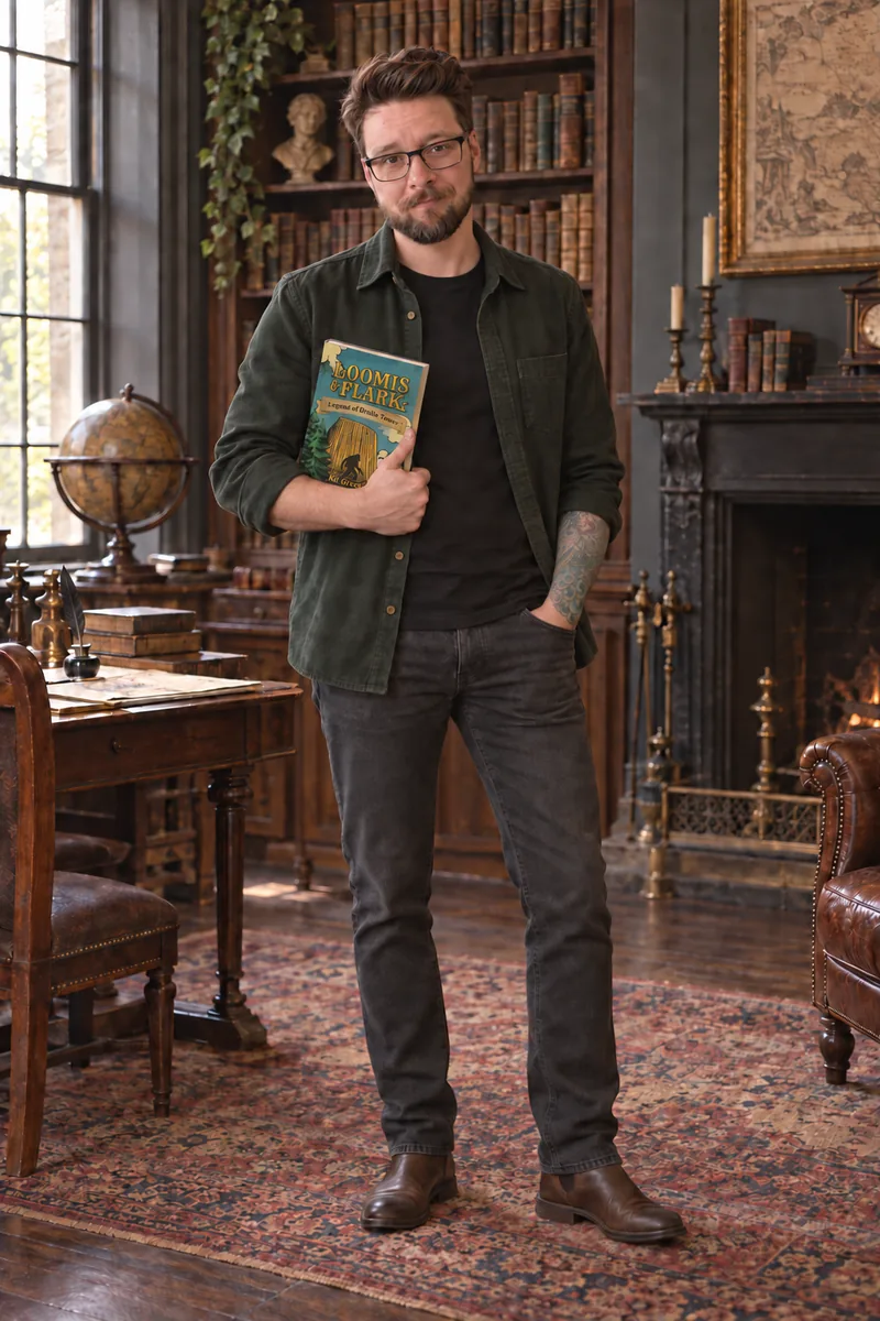 Kit Green standing portrait